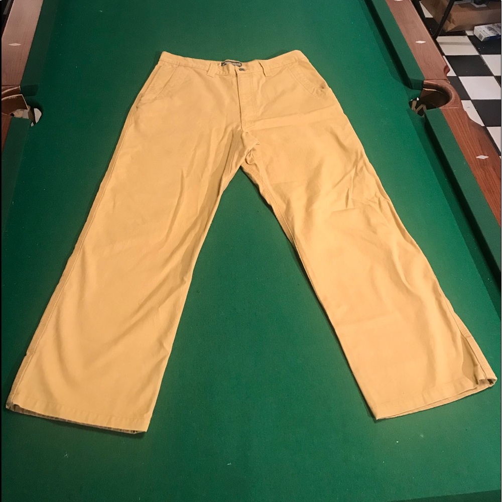 Mens Mountain Khakis 34 x 30 canvas hiking  pants